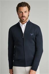 ΑΝΔΡΙΚΗ ΠΛΕΚΤΗ ΒΑΜΒΑΚΕΡΗ ΖΑΚΕΤΑ 24YM.454/GZ.6 BLUE ΜΠΛΕ NAVY & GREEN