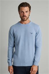 ΑΝΔΡΙΚΟ ΠΛΕΚΤΟ ΒΑΜΒΑΚΕΡΟ 24YM.741/P.5 LIGHT BLUE ΣΙΕΛ NAVY & GREEN