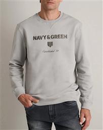 ΜΠΛΟΥΖΑ ΦΟΥΤΕΡ ΛΑΙΜΟΚΟΨΗ M/M NAVY&GREEN