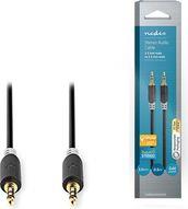 CABW22000AT05 STEREO AUDIO CABLE 3.5 MM MALE - 3.5 MM MALE 0.5M ANTHRACITE NEDIS