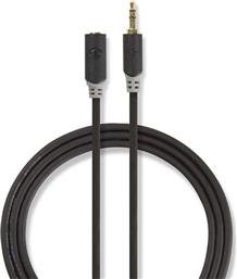 CABW22050AT10 STEREO AUDIO CABLE 3.5 MM MALE - 3.5 MM FEMALE 1.0 M ANTHRACITE ΚΑΛΩΔΙΟ NEDIS