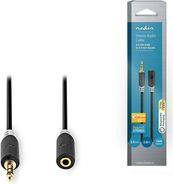 CABW22050AT20 STEREO AUDIO CABLE 3.5 MM MALE - 3.5 MM FEMALE 2.0 M ANTHRACITE NEDIS