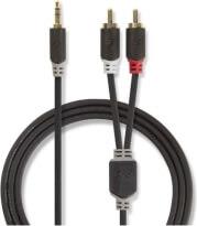 CABW22200AT30 STEREO AUDIO CABLE 3.5MM MALE - 2X RCA MALE 3M ANTHRACITE NEDIS από το e-SHOP