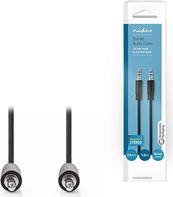 CAGB22000BK10 STEREO AUDIO CABLE 3.5 MM MALE - 3.5 MM MALE 1.0M BLACK NEDIS