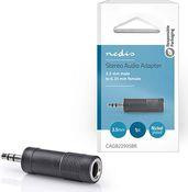 CAGB22935BK STEREO AUDIO ADAPTER 3.5 MM MALE - 6.35 MM FEMALE BLACKP NEDIS