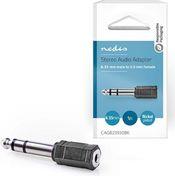 CAGB23930BK STEREO AUDIO ADAPTER 6.35 MM MALE - 3.5 MM FEMALE BLACKP NEDIS