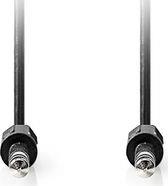 CAGL23000BK20 STEREO AUDIO CABLE 6.35MM MALE - 6.35MM MALE 2.00M BLACK NEDIS