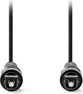 CAGL25000BK10 OPTICAL AUDIO CABLE TOSLINK MALE - TOSLINK MALE 1.00M BLACK NEDIS