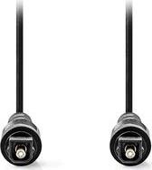 CAGL25000BK50 OPTICAL AUDIO CABLE TOSLINK MALE - TOSLINK MALE 5.00M BLACK NEDIS