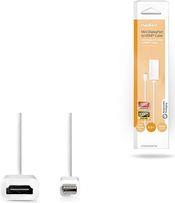 CCGB37650WT02 MINI DISPLAYPORT CABLE, MINI DISPLAYPORT MALE - HDMI 0.20M WHITE NEDIS