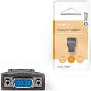 CCGB37935BK DISPLAYPORT ADAPTER DISPLAYPORT MALE - VGA FEMALE 1080P BLACK NEDIS