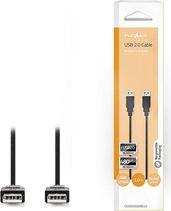 CCGB60000BK20 USB 2.0 CABLE A MALE - A MALE 2.0 M BLACK NEDIS