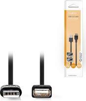 CCGB60010BK30 USB 2.0 CABLE A MALE - A FEMALE 3.0 M BLACK NEDIS