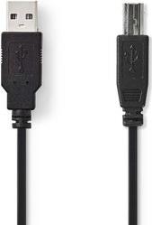 CCGB60100BK20 USB 2.0 CABLE A MALE - B MALE 2.0 M BLACK NEDIS