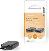 CCGB64650GY USB-C 3.2 GEN 1 ADAPTER USB-C MALE - HDMI FEMALE 4K@60HZ BLACK / GREYP NEDIS