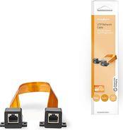 CCGB85901BK03 CAT5E FLAT CABLE UTP RJ45 (8P8C) FEMALE - RJ45 (8P8C) FEMALE 0.30M ORANGE NEDIS