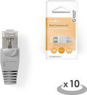 CCGB89350GY RJ45 CONNECTOR MALE SOLID UTP CAT5 10PCS GREYP NEDIS