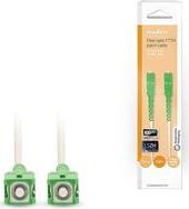 CCGB89600WT20 GLASS FIBER PATCH CABLE SMF (SINGLE MODE PHASE) SC/APC - SC/APC 2.00M WHITE NEDIS