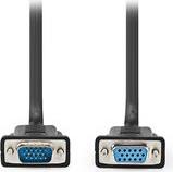 CCGL59100BK50 VGA CABLE VGA MALE - VGA FEMALE 5.00M BLACK NEDIS
