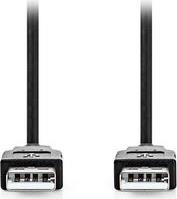 CCGL60000BK50 USB HIGH SPEED CABLE USB-A MALE - USB-A MALE 5.00M BLACK NEDIS