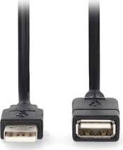 CCGL60010BK20 USB 2.0 CABLE USB-A MALE - USB-A FEMALE 2.00M BLACK NEDIS