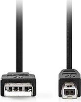 CCGL60100BK30 USB 2.0 CABLE USB-A MALE - USB-B MALE 10W 3.00M BLACK NEDIS
