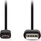 CCGL60500BK05 USB 2.0 CABLE USB A MALE - USB MICRO-B MALE 10W 0.50M BLACK NEDIS