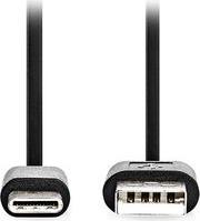 CCGL60600BK10 USB 2.0 CABLE USB-A MALE - USB-C MALE 15W 1.00M BLACK NEDIS