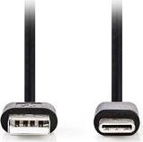 CCGL60601BK20 USB 2.0 CABLE USB A MALE - USB-C MALE 2.5W 2.00M BLACK NEDIS