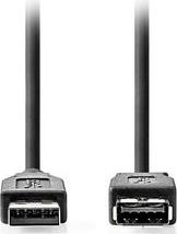 CCGL61010BK20 USB 3.2 GEN 1 CABLE USB-A MALE - USB-A FEMALE 2.00M BLACK NEDIS