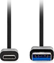 CCGL61600BK10 USB 3.2 GEN 1 CABLE USB-A MALE - USB-C MALE 15W 1.00M BLACK NEDIS