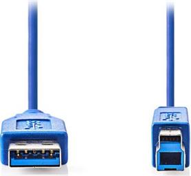 CCGP61100BU20 USB 3.0 CABLE A MALE - B MALE 2.0 M BLUE ΚΑΛΩΔΙΟ NEDIS από το ΚΩΤΣΟΒΟΛΟΣ
