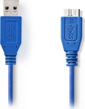 CCGP61500BU50 USB 3.0 CABLE A MALE - MICRO B MALE 5M BLUE NEDIS