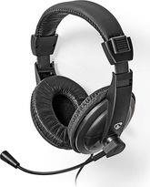 CHST210BK PC HEADSET OVER-EAR STEREO 1X 3.5MM / 2X 3.5MM BLACK NEDIS