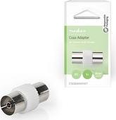 CSGB40941WT COAX ADAPTER IEC (COAX) FEMALE - IEC (COAX) FEMALE WHITEP NEDIS