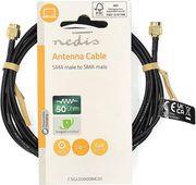 CSGL02000BK20 SMA CABLE SMA MALE - SMA MALE 50OHM 2.00M BLACK NEDIS