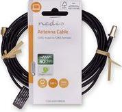 CSGL02010BK30 SMA CABLE SMA MALE - SMA FEMALE 50OHM 3.00M BLACK NEDIS