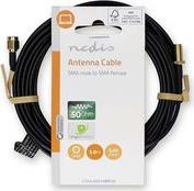 CSGL02010BK50 SMA CABLE, SMA MALE - SMA FEMALE 50OHM 5.00M BLACK NEDIS