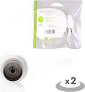 CSGP40923WT IEC(COAX) CONNECTOR FEMALE-2 PIECES WHITEP NEDIS