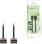 CVGB34060BK15 HIGH SPEED HDMI CABLE WITH ETHERNET 4K@60HZ 1.50M BLACK NEDIS