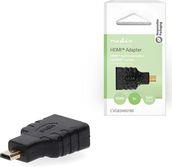 CVGB34907BK HDMI ADAPTER HDMI MICRO MALE - HDMI FEMALE BLACKP NEDIS