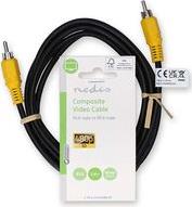CVGL24100BK20 COMPOSITE VIDEO CABLE RCA MALE - RCA MALE 2.00M BLACK NEDIS