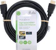 CVGL34060BK50 HIGH SPEED HDMI CABLE WITH ETHERNET 4K@60HZ 5.00M BLACK NEDIS