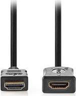 CVGL34090BK20 HIGH SPEED HDMI CABLE WITH ETHERNET HDMI MALE - HDMI FEMALE 2.00M BLACK NEDIS