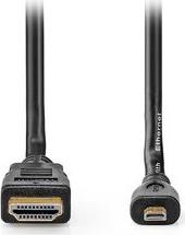 CVGL34700BK15 HIGH SPEED HDMI CABLE WITH ETHERNET HDMI MALE - HDMI MICRO MALE 1.50M NEDIS