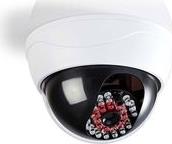 DUMCD20WT DUMMY SECURITY CAMERA, DOME, IP44, WHITE NEDIS