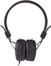 HPWD1100BK WIRED HEADPHONES, ON-EAR, FOLDABLE, 1.2 M ROUND CABLE, BLACK NEDIS