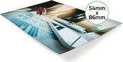 LAMIA5486AT100 LAMINATING FILM 54X86MM THICKNESS: 125΅M TRANSPARENT NEDIS