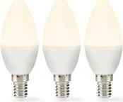 LBE14C351P3 LED BULB E14 CADLE 2.8W 250LM 2700K WARM WHITE / FROSTED 3ΤΜΧ NEDIS
