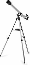 SCTE5060WT TELESCOPE APERTURE: 50MM FOCAL LENGTH: 600MM FINDERSCOPE: 5X24 TRIPOD BLACK/WHITE NEDIS